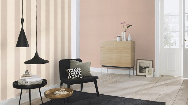 RASCH | Vliesová tapeta na zeď Florentine 484649 | 0,53 x 10,05 m | růžová