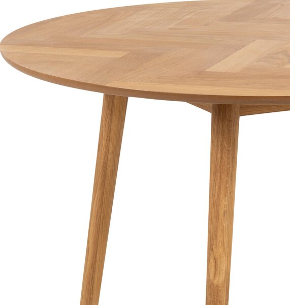 JÍDELNÍ STŮL, dub, barvy dubu, 120/120/75 cm MID.YOU - Jídelní stoly, Online Only