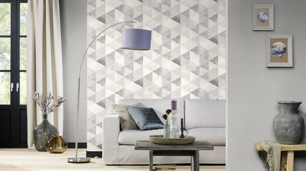 RASCH | Vliesová tapeta na zeď Deco Style 312379 | 0,53 x 10,05 m | šedá