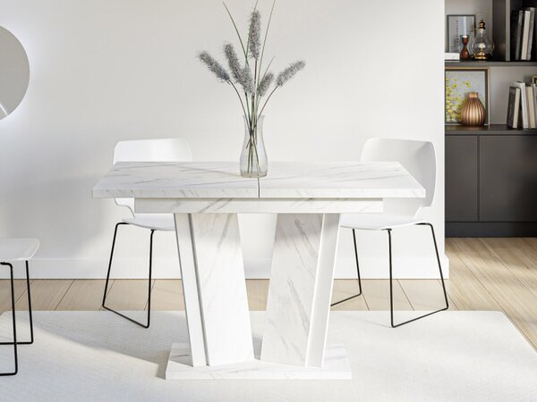 Rozkládací jídelní stůl Lyliad II, Barva: černý lesk / beton 5903211337659