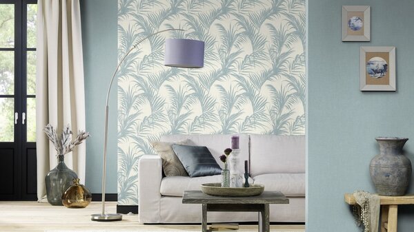 RASCH | Vliesová tapeta na zeď Deco Style 314625 | 0,53 x 10,05 m | modrá