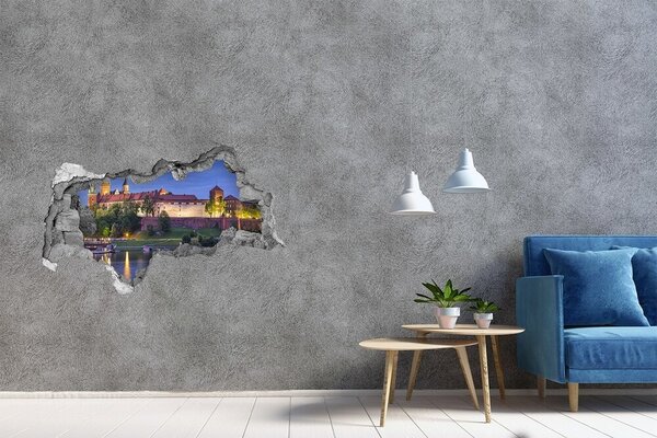 Fototapeta díra na zeď 3D Krakov Polsko nd-b-130529875
