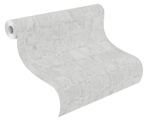 RASCH | Vliesová tapeta na zeď Deco Style 314731 | 0,53 x 10,05 m | šedá, bílá