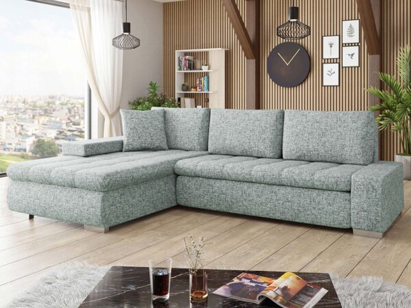 Rohová sedací souprava s funkcí spaní Herkules Premium, Potah: Corbett 82 5903211433757