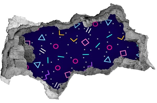 Fototapeta díra na zeď Gemetrické pozadí nd-b-138063169