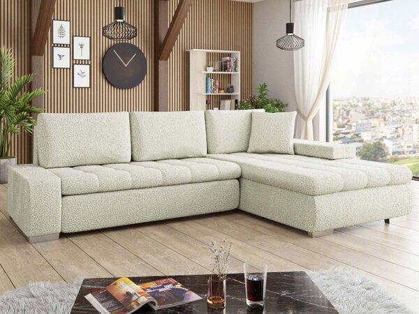 Rohová sedací souprava s funkcí spaní Herkules Premium, Potah: Manza 04 5903211433764