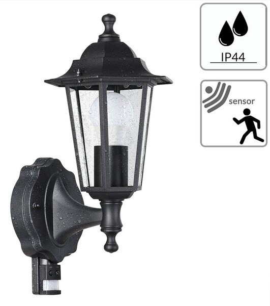 Deuba Nástěnná lampa Krysante se senzorem
