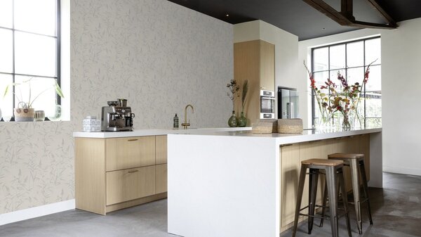 RASCH | Vliesová tapeta na zeď Deco Style 312911 | 0,53 x 10,05 m | šedá, bílá