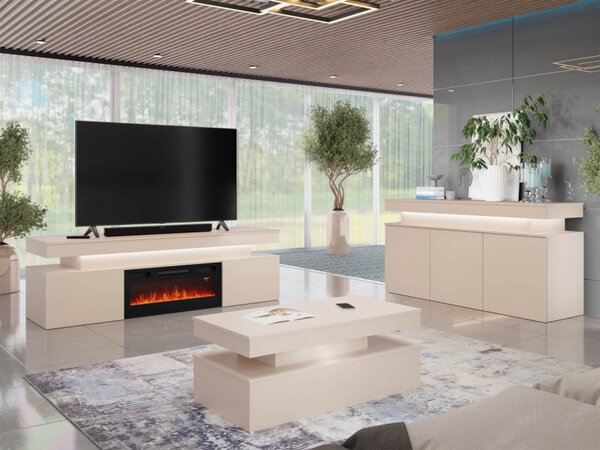 Sestava nábytku do obývacího pokoje Lestirola Bis XI, Barva:: pouštní písek 5903211450396