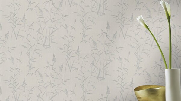 RASCH | Vliesová tapeta na zeď Deco Style 312911 | 0,53 x 10,05 m | šedá, bílá