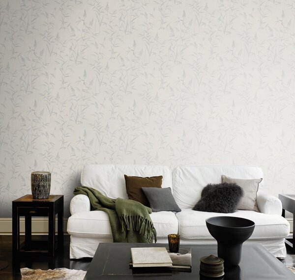 RASCH | Vliesová tapeta na zeď Deco Style 312911 | 0,53 x 10,05 m | šedá, bílá