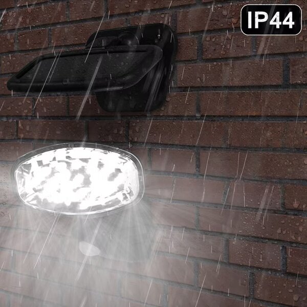 Deuba Solární nástěnná lampa 15 LED s detektorem pohybu
