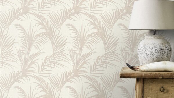 RASCH | Vliesová tapeta na zeď Deco Style 314007 | 0,53 x 10,05 m | krémová, růžová