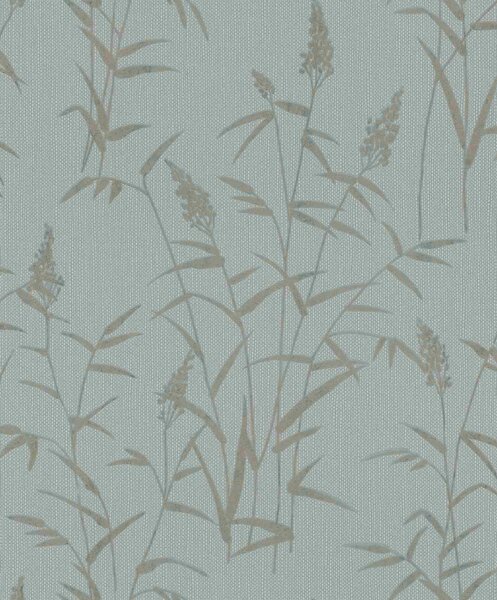 RASCH | Vliesová tapeta na zeď Deco Style 312942 | 0,53 x 10,05 m | modrá, zlatá