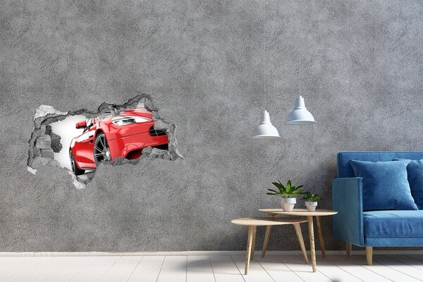 Foto fotografie díra na zeď Sportovní auto nd-b-159175372