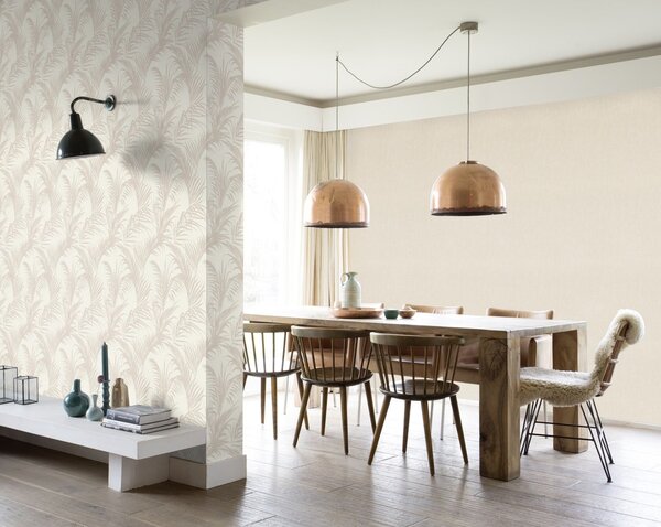 RASCH | Vliesová tapeta na zeď Deco Style 314007 | 0,53 x 10,05 m | krémová, růžová