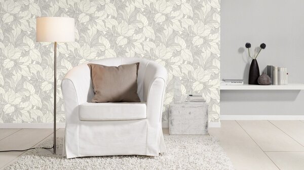 RASCH | Vliesová tapeta na zeď Deco Style 415339 | 0,53 x 10,05 m | šedá