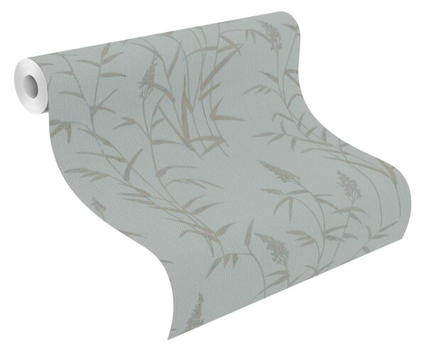RASCH | Vliesová tapeta na zeď Deco Style 312942 | 0,53 x 10,05 m | modrá, zlatá