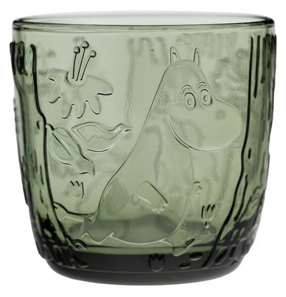 Arabia Sklenice Moomin 0,28l, 2ks / zelená pine