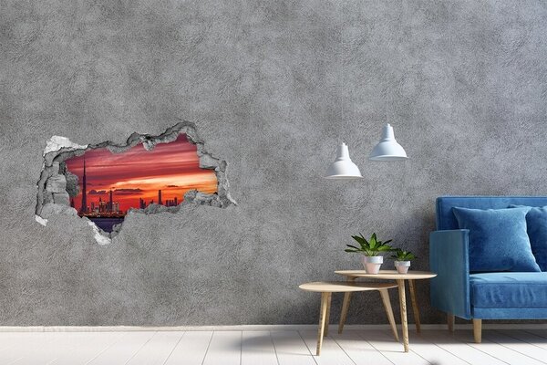 Fototapeta díra na zeď 3D Západ slunce Dubaj nd-b-162023907