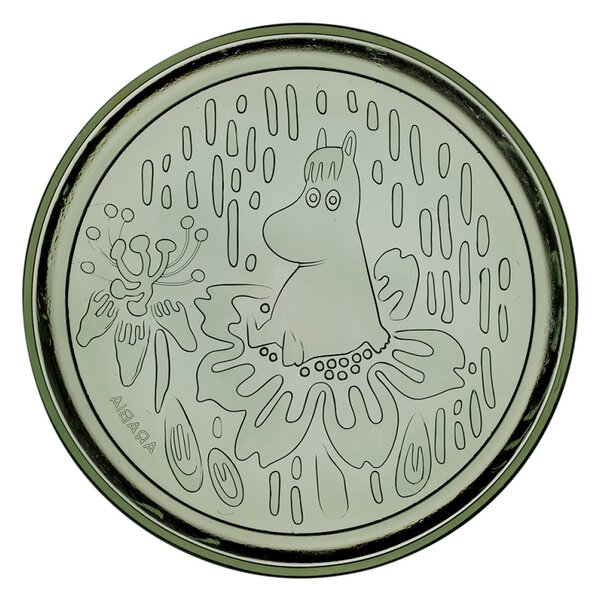 Arabia Talíř Moomin 15,5cm, zelený pine