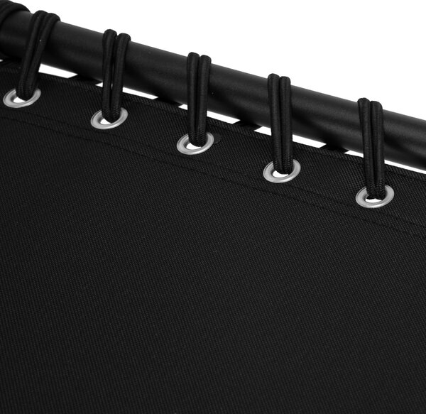 TZB Skládací zahradní lehátko Fenix černé