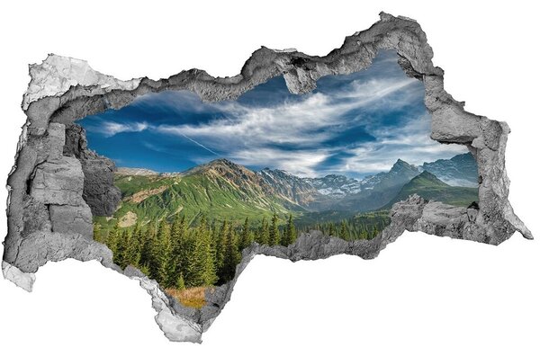 Díra 3D ve zdi nálepka Podzim v Tatrách nd-b-183021390