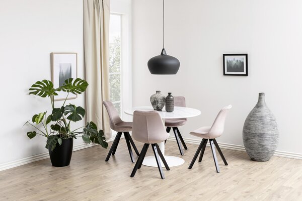 JÍDELNÍ STŮL, bílá, 110/75 cm P & B - Jídelní stoly, Online Only