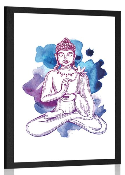 Plakát ilustrace Buddhy