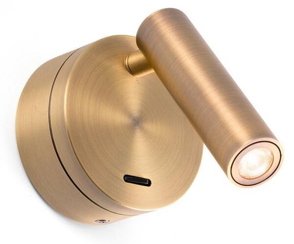 BOC nástěnná lampa na čtení, bronzová - FARO