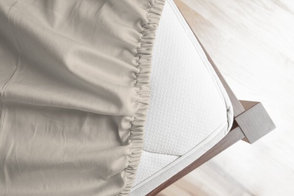 Prostěradlo Natur Jersey interlock 90-100 x 200-220/35