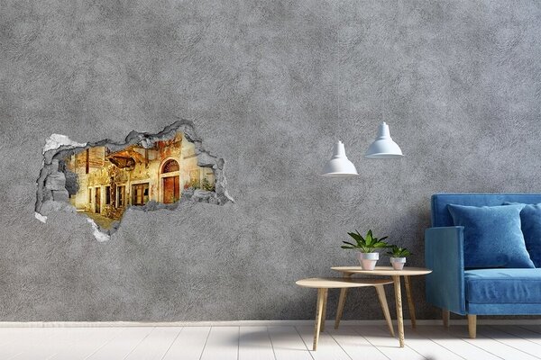 Fototapeta díra na zeď 3D Uličky Řecko nd-b-31434138
