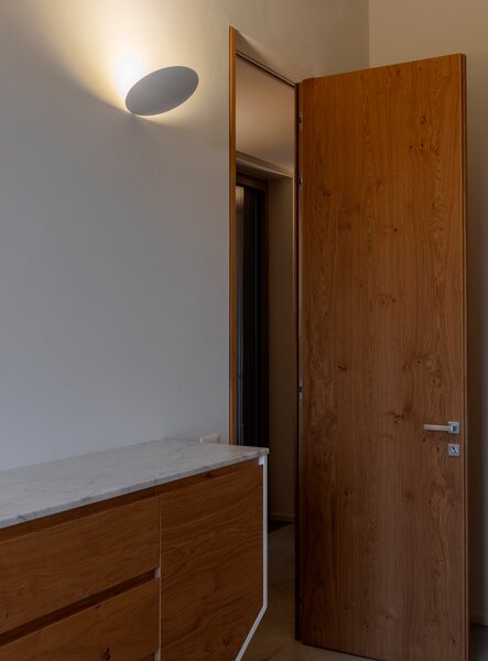 Catellani & Smith Luxusní nástěnné LED svítidlo Lederam WF, Ø17 cm, 2700K, 1x15W Barva: Černá