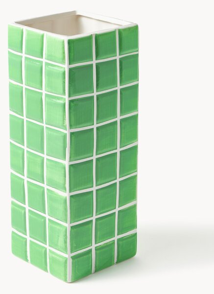 Designová váza's dlaždicovým vzhledem Tile