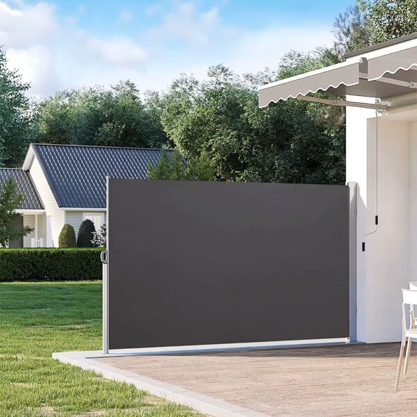 MultiGarden Skládací boční markýza LETIT 180x300 cm antracitová