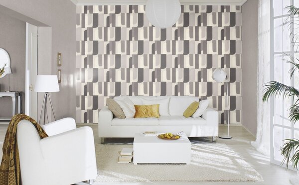 RASCH | Vliesová tapeta na zeď Paraíso 330083 | 0,53 x 10,05 m | šedá
