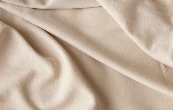 Prostěradlo Světle hnědé Jersey interlock 90-100 x 200-220/35