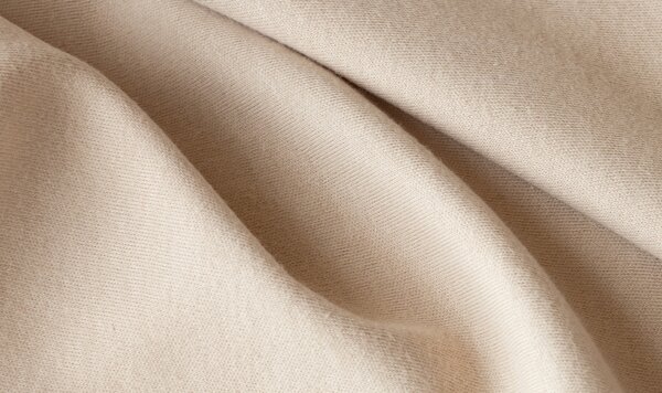 Prostěradlo Světle hnědé Jersey interlock 90-100 x 200-220/35