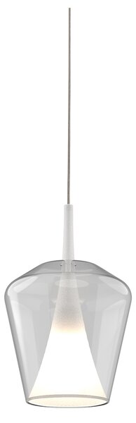 Mantra 8245 Elsa, závěs ve tvaru zvonu z transparentního skla 1xE27, průměr 22,5cm