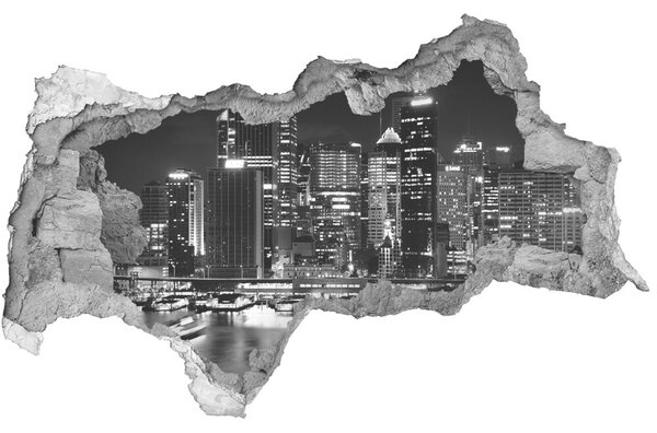 Fototapeta díra na zeď 3D Sydney noc nd-b-42190312