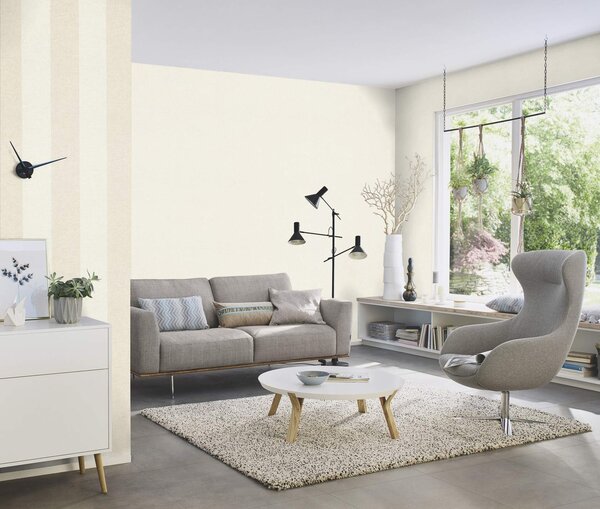 RASCH | Vliesová tapeta na zeď Schöner Wohnen 600346 | 0,53 x 10,05 m | krémová