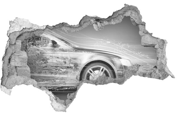 Foto fotografie díra na zeď Auto nd-b-45895686