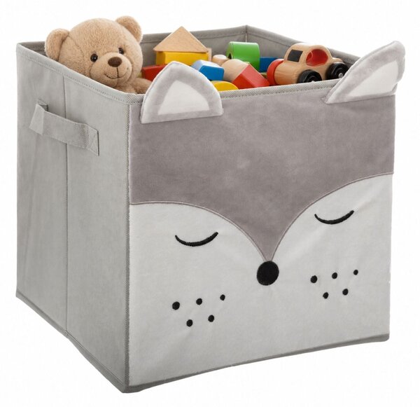 Úložný box Wolf, 29x29x29 cm, šedá