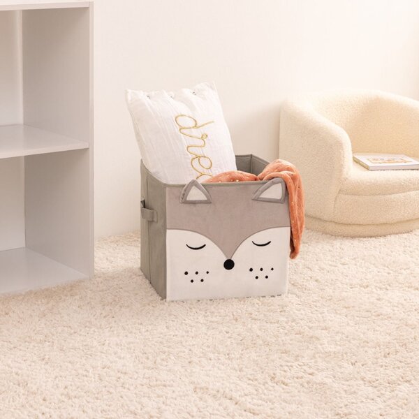 Úložný box Wolf, 29x29x29 cm, šedá