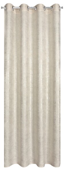 ZÁVĚS NA KROUŽCÍCH BLANKA 140X250 CM PŘÍRODNÍ