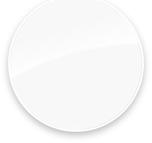 Oltens Nordlis zrcadlo 100x100 cm kulatý s osvětlením s vyhřívací podložkou 64110000