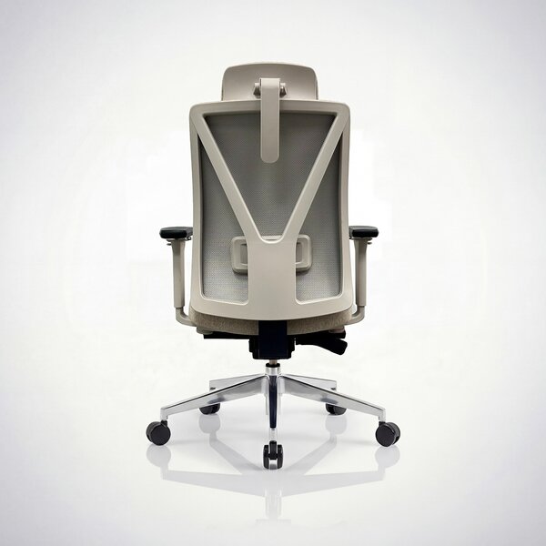 Ergonomická kancelářská židle světle béžová VECTOR
