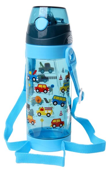 Dětská láhev na pití s brčkem TORO 550ml MIX motivů
