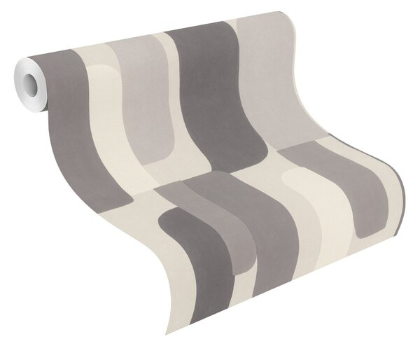 RASCH | Vliesová tapeta na zeď Paraíso 330502 | 0,53 x 10,05 m | šedá, bílá, krémová