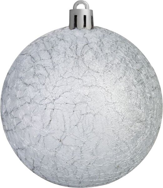 Gule MagicHome Vianoce, 6 ks, biela, na vianočný stromček, 8 cm